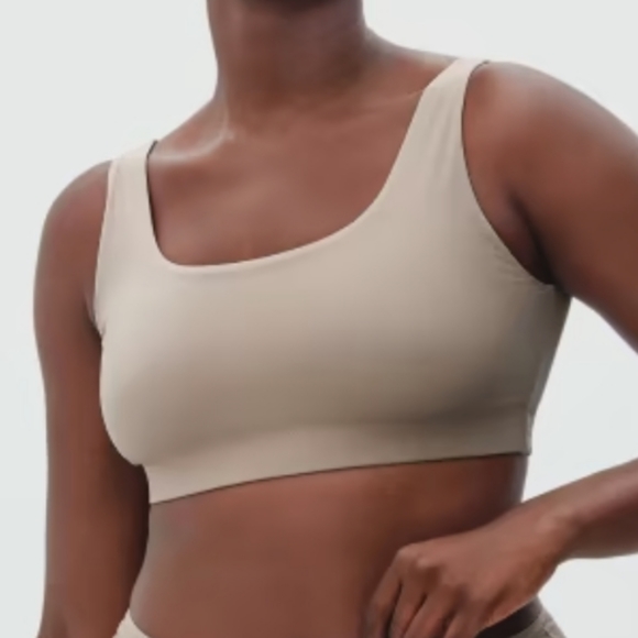 NWT Everlane The Tank Bra in Burnt Sugar - Picture 2 of 3